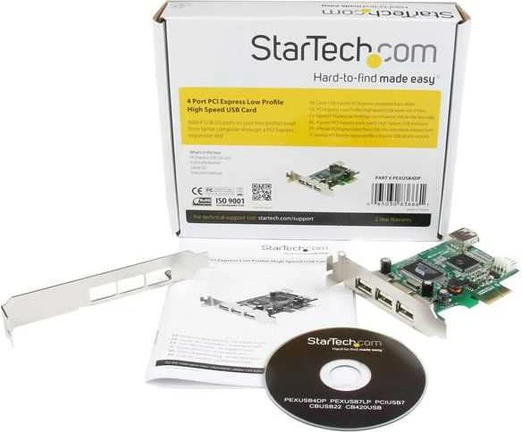 StarTech 4 PORT LP PCIE USB CARD/.