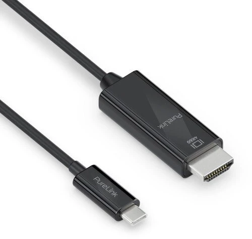 StarTech „PureLink IS2201-010“ kabelio adapteris, 1 m, USB Type-C, HDMI, Juodas