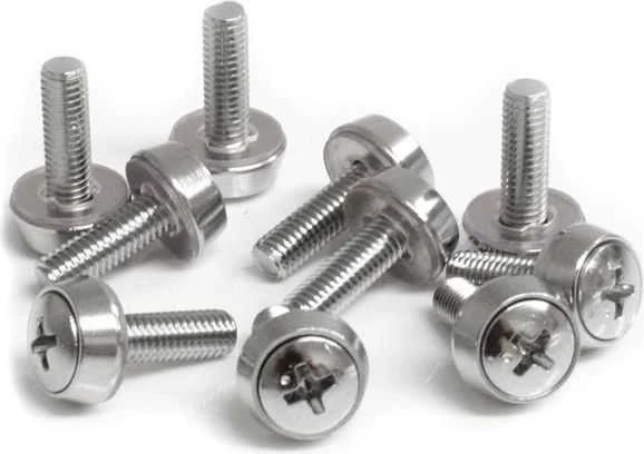 StarTech Rinkinys varžtai M5 x 12mm/poveržlės - 100vnt Sidabrinė (CABSCREWSM5)