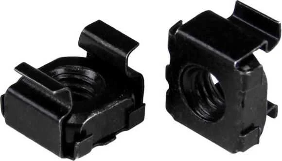 StarTech Rinkinys varžtai M5 x 12mm/poveržlės/veržlės - 100vnt. Juoda (CABSCREWM52B)
