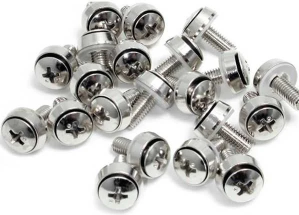 StarTech Rinkinys varžtai M6 x 12mm/poveržlės - 100vnt Sidabrinė (CABSCREWSM62)