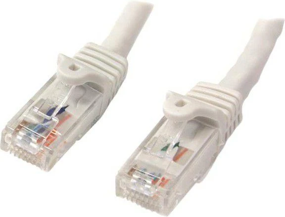 StarTech.com N6PATC5MWH tinklo kabelis 5 m Cat6 U/UTP (UTP) Balta