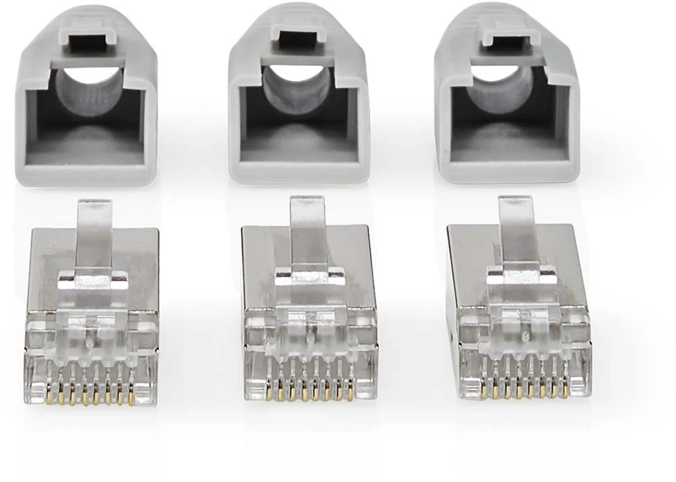 Nedis Kištukas RJ45 (8P8C) Pass Through CAT6 FTP kabeliui (10 vnt)