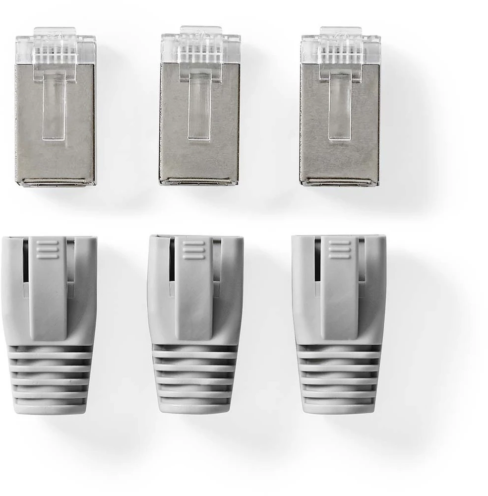 Nedis Kištukas RJ45 (8P8C) Pass Through CAT6 FTP kabeliui (10 vnt)