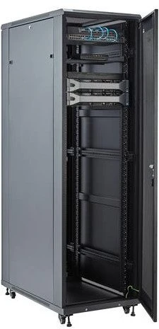 Spinta StarTech StarTech RK4236BKB stojak 42U Stojak wolnostojący Juodas