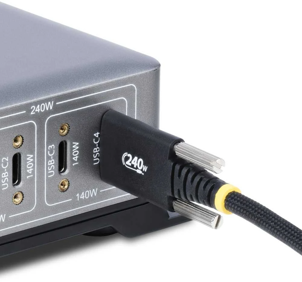 USB kabelis StarTech USB-C - USB-C 2 m, juodas (S2CEPR2M-USBSL-CABLE)