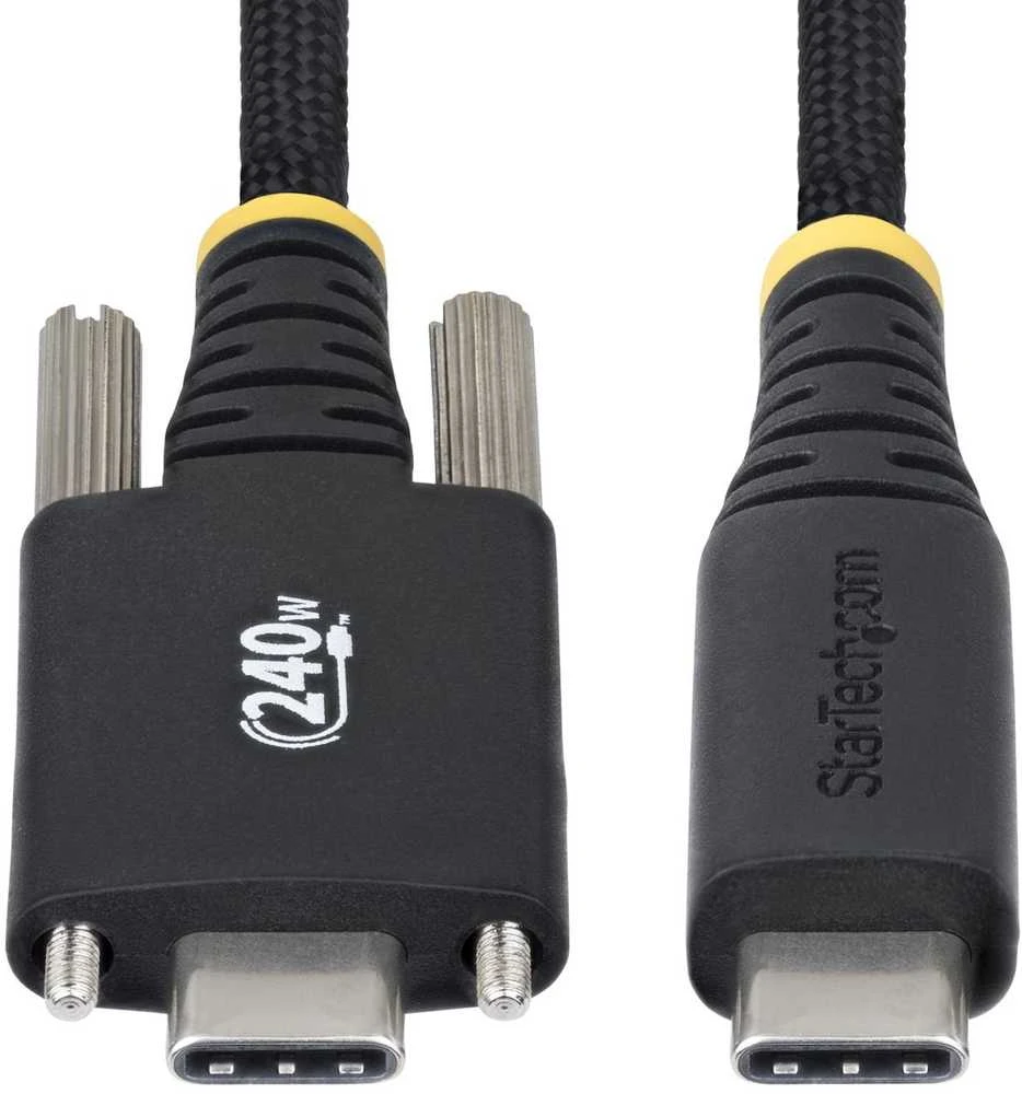 USB kabelis StarTech USB-C - USB-C 2 m, juodas (S2CEPR2M-USBSL-CABLE)