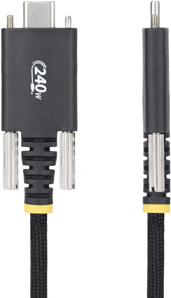 USB kabelis StarTech USB-C - USB-C 2 m, juodas (S2CEPR2M-USBSL-CABLE)