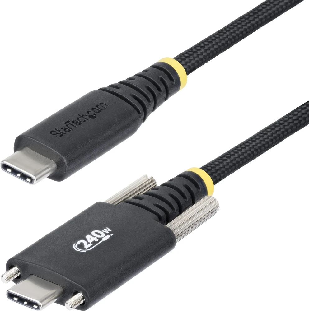 USB-C 240W maitinimo kabelis su tvirtinimo varžtais