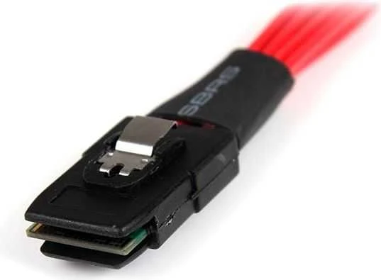 StarTech SFF 8087 - SATA x4, 1m, Raudona (SAS8087S4100)