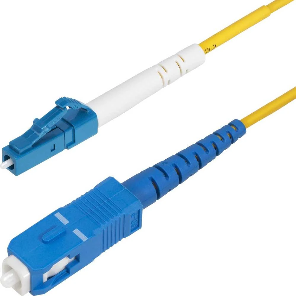 „StarTech SPSMLCSC-OS2-1M InfiniBand“ / šviesolaidinis kabelis LC SC Geltonas