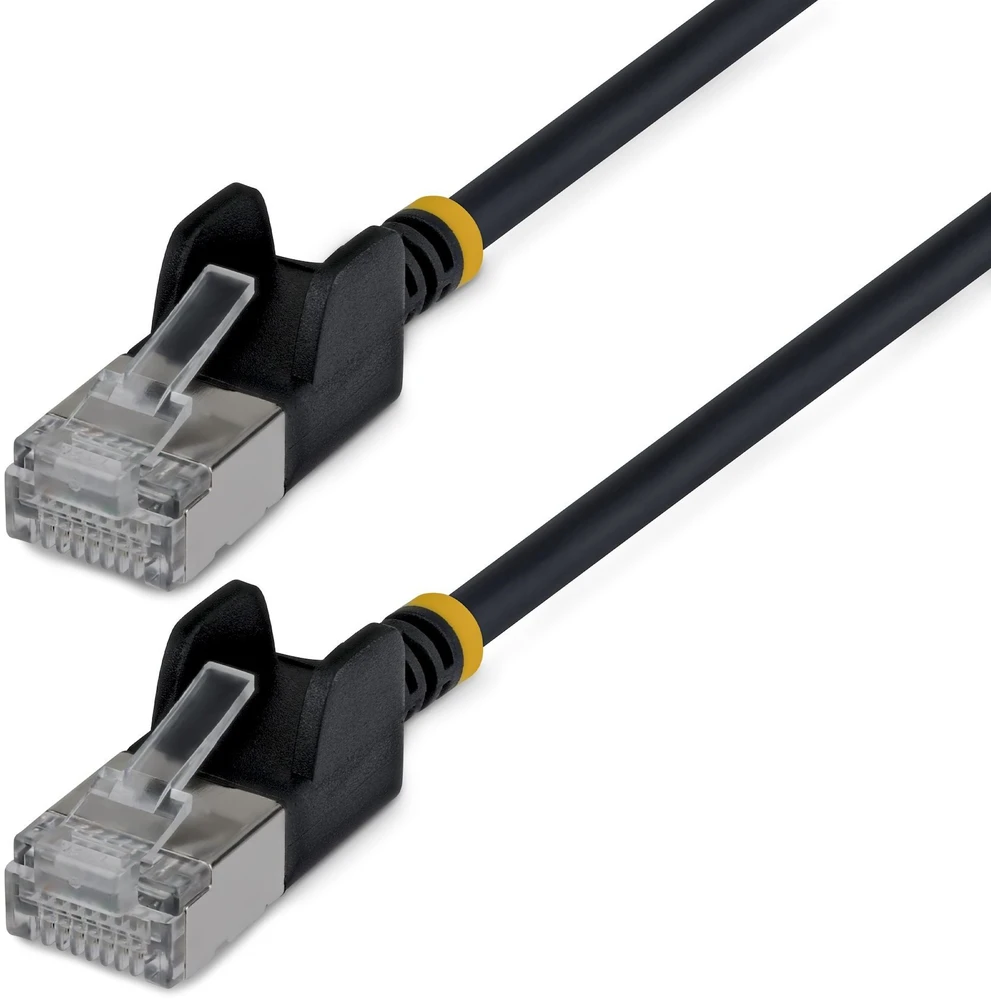 StarTech Kabelis sieciowy Juodas 0,3 m Cat6a U/FTP (STP) Okrągły (6ASTP34BKS30CM10PK)