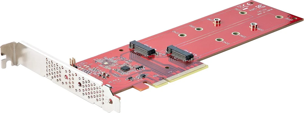 StarTech StarTech DUAL-M2-PCIE-CARD-B vidinis M.2 adapteris