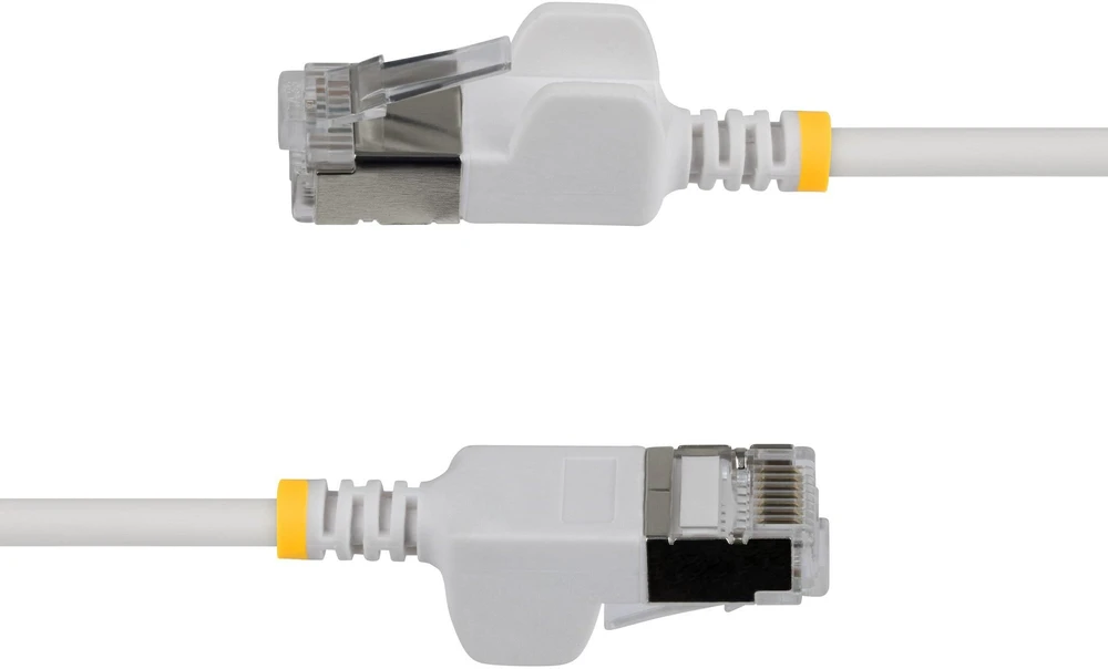 StarTech kabelis sieciowy Baltas 0,5 m Cat6a U/FTP (STP) Okrągły (N6APATSTP34WHS50CM)