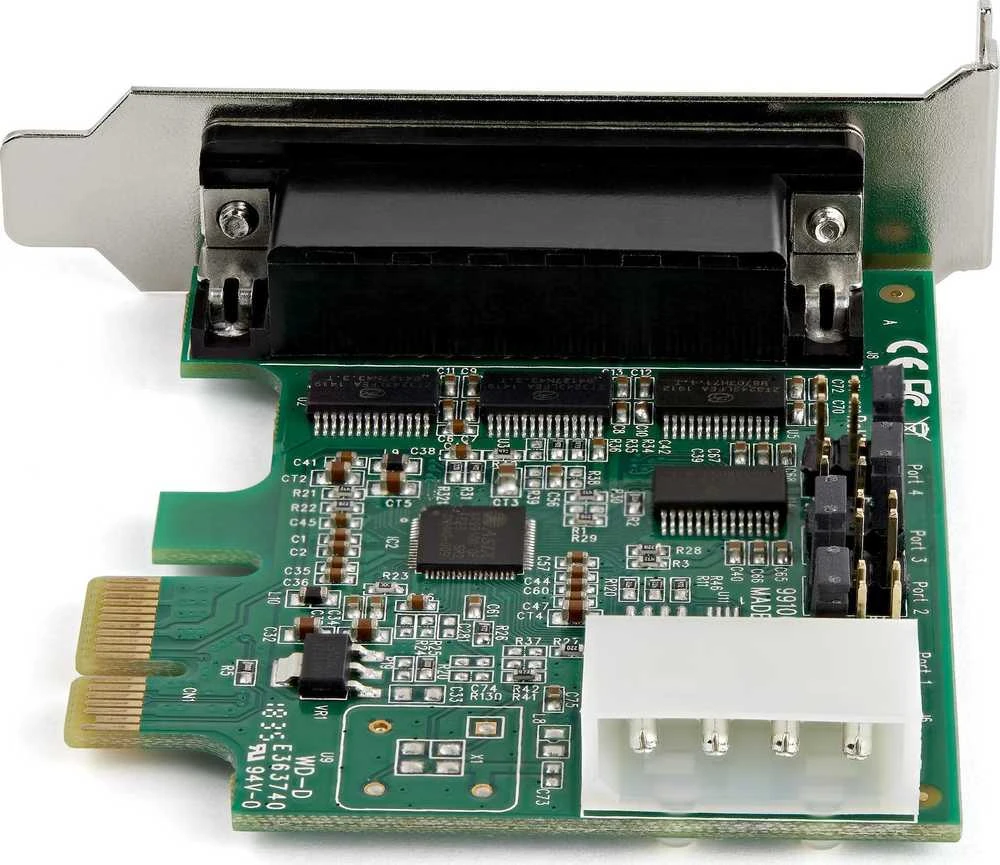 StarTech 4 PORT PCIE RS232 SERIAL CARD/.