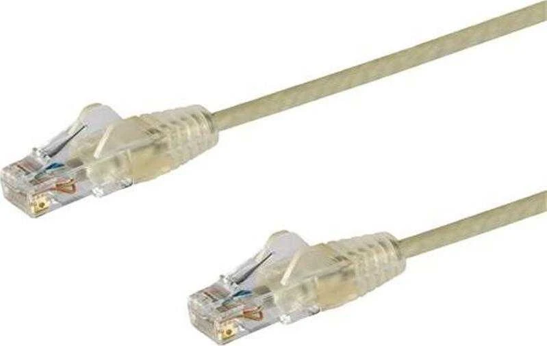 StarTech STARTECH.COM 2,5m Cat6-Kabelis - Schlankes Cat6-Patchkabel - Grau - Snagless-RJ45-Steckverbinder - LSZH - 28 AWG Kupferdraht