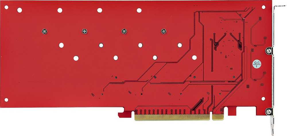 Startechcom „StarTech QUAD M.2 PCIE X16 SSD“ adapteris / su bifurkacija PCIE 4.0
