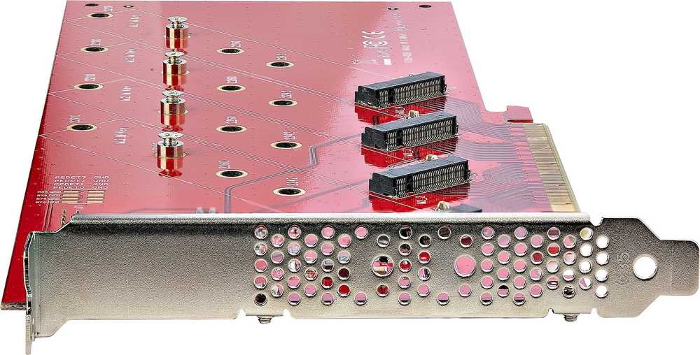 Startechcom „StarTech QUAD M.2 PCIE X16 SSD“ adapteris / su bifurkacija PCIE 4.0