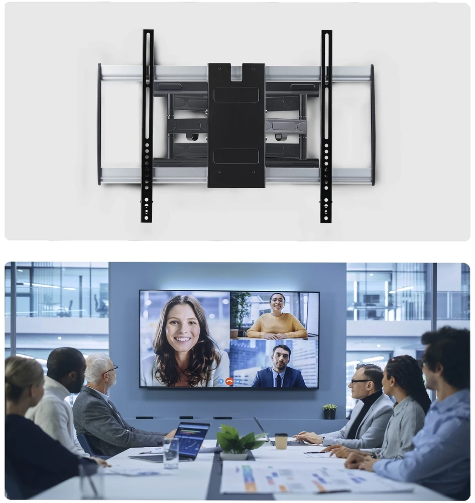 Laikiklis StarTech STARTECH.COM Ultrasmukły, w pełni ruchomy uchwyt ścienny do telewizorów dla ekranów do 65 cali i 45 kg VESA 600x400 płaski design