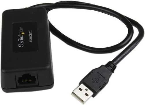 StarTech USB-A – RJ-45 Juodas (USB110EXT2)
