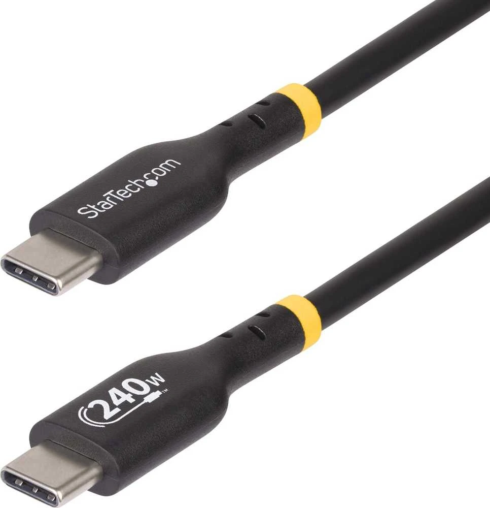 StarTech USB-C į USB-C laidas 1 m juodas (USB2EPR1M)
