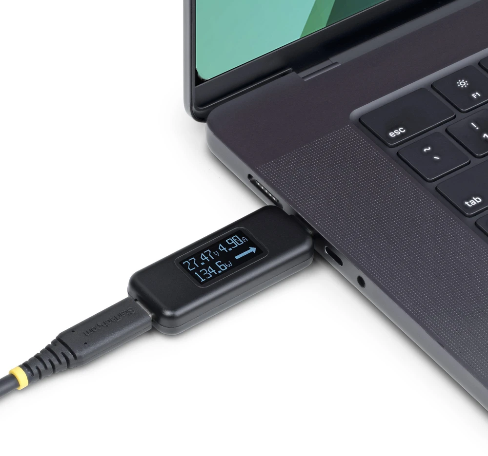 StarTech USB-C POWER TESTER 240W/BI-DIRECTIONAL VOLTAGE/CURRENT
