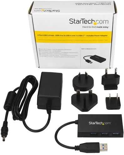 HUB USB StarTech 1x USB-C + 3x USB-A 3.0 (HB30A3A1CSFS)