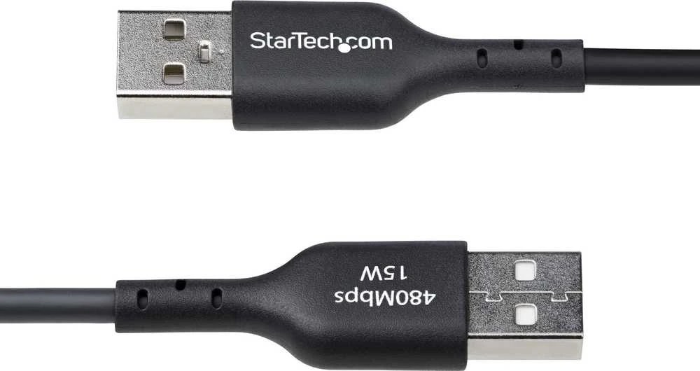 „StarTech“ 2M USB-A į USB-C kabelis Juodas/Laidas USB 2.0 duomenų perdavimas
