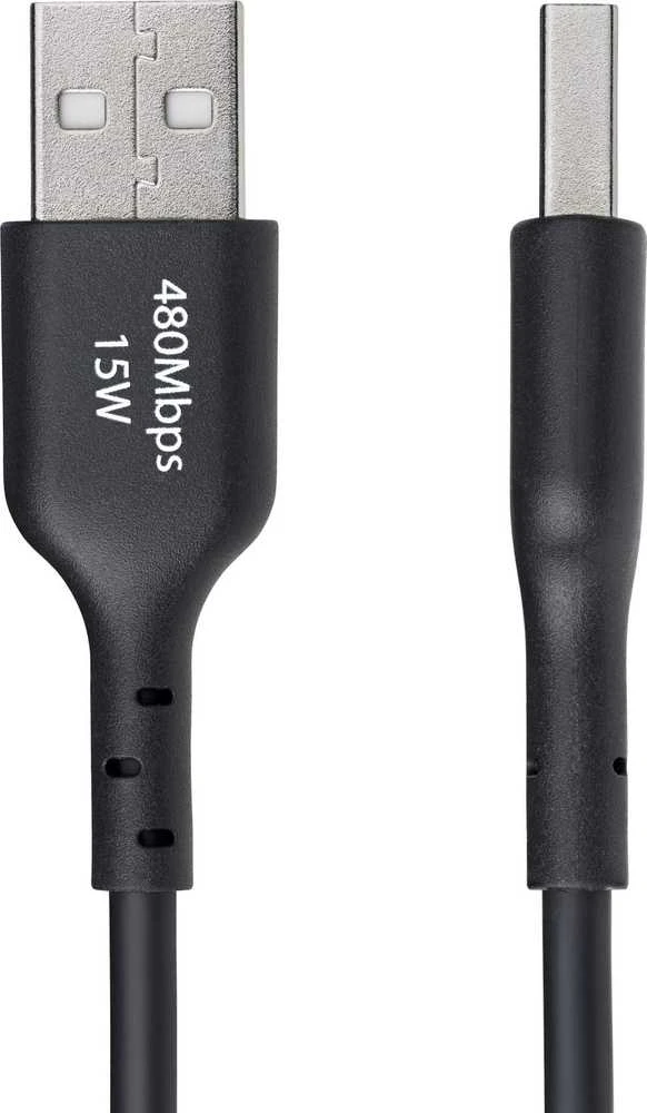 „StarTech“ 2M USB-A į USB-C kabelis Juodas/Laidas USB 2.0 duomenų perdavimas