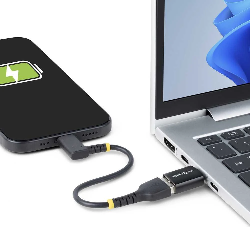 „StarTech“ USB-C–USB-A adapteris, 5 GB/5 GB, kompaktiškas metalinis korpusas