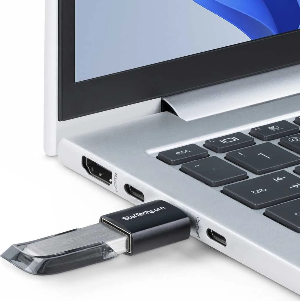 „StarTech“ USB-C–USB-A adapteris, 5 GB/5 GB, kompaktiškas metalinis korpusas