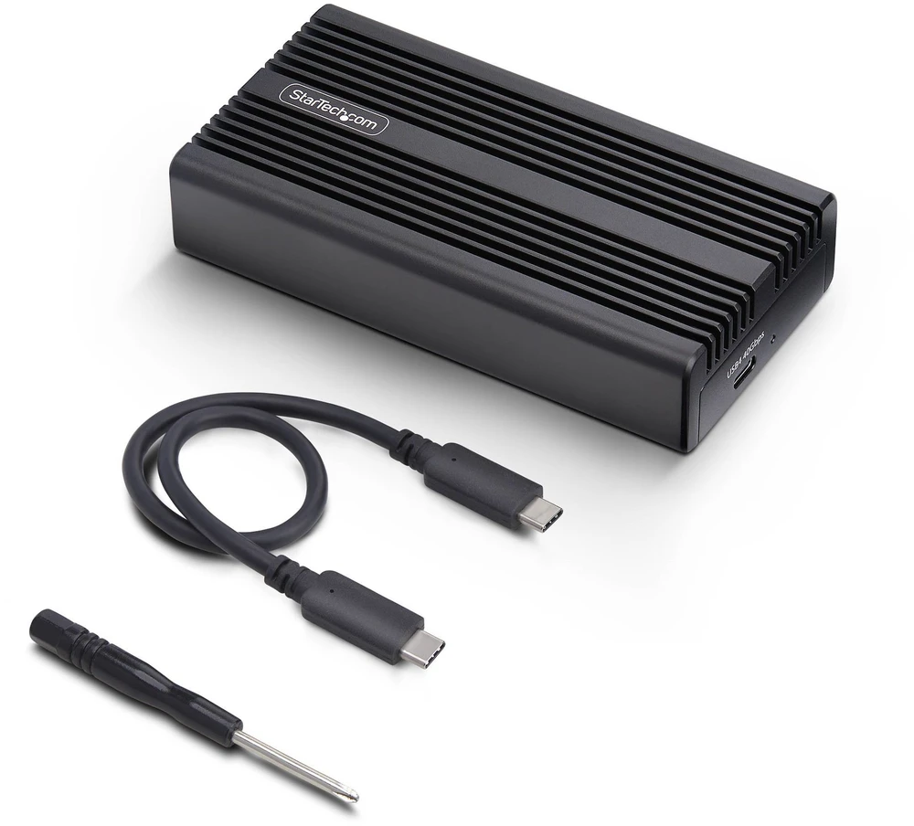 StarTech NVMe korpusas su USB-C kabeliu ir įrankiu