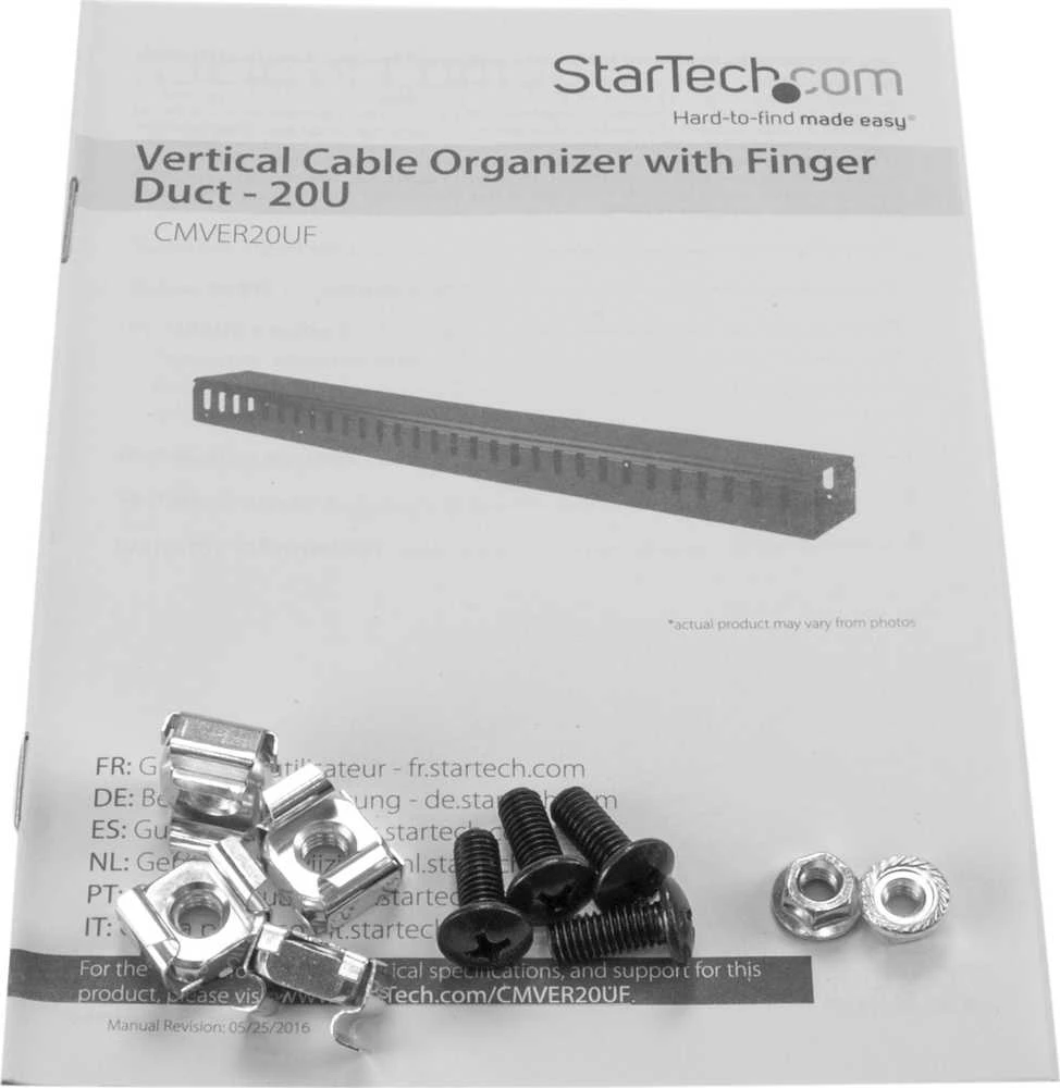 „StarTech“ vertikalus kabelio kanalas 91 cm (CMVER20UF)