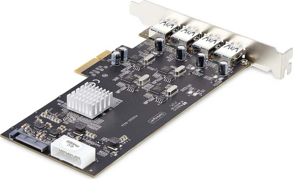 StarTech 4 PORT USB-A PCIE KORTELĖ 5GBPS/.