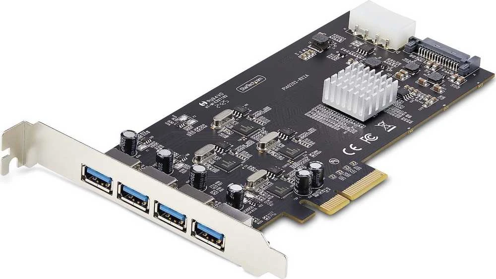 StarTech 4 PORT USB-A PCIE KORTELĖ 5GBPS/.