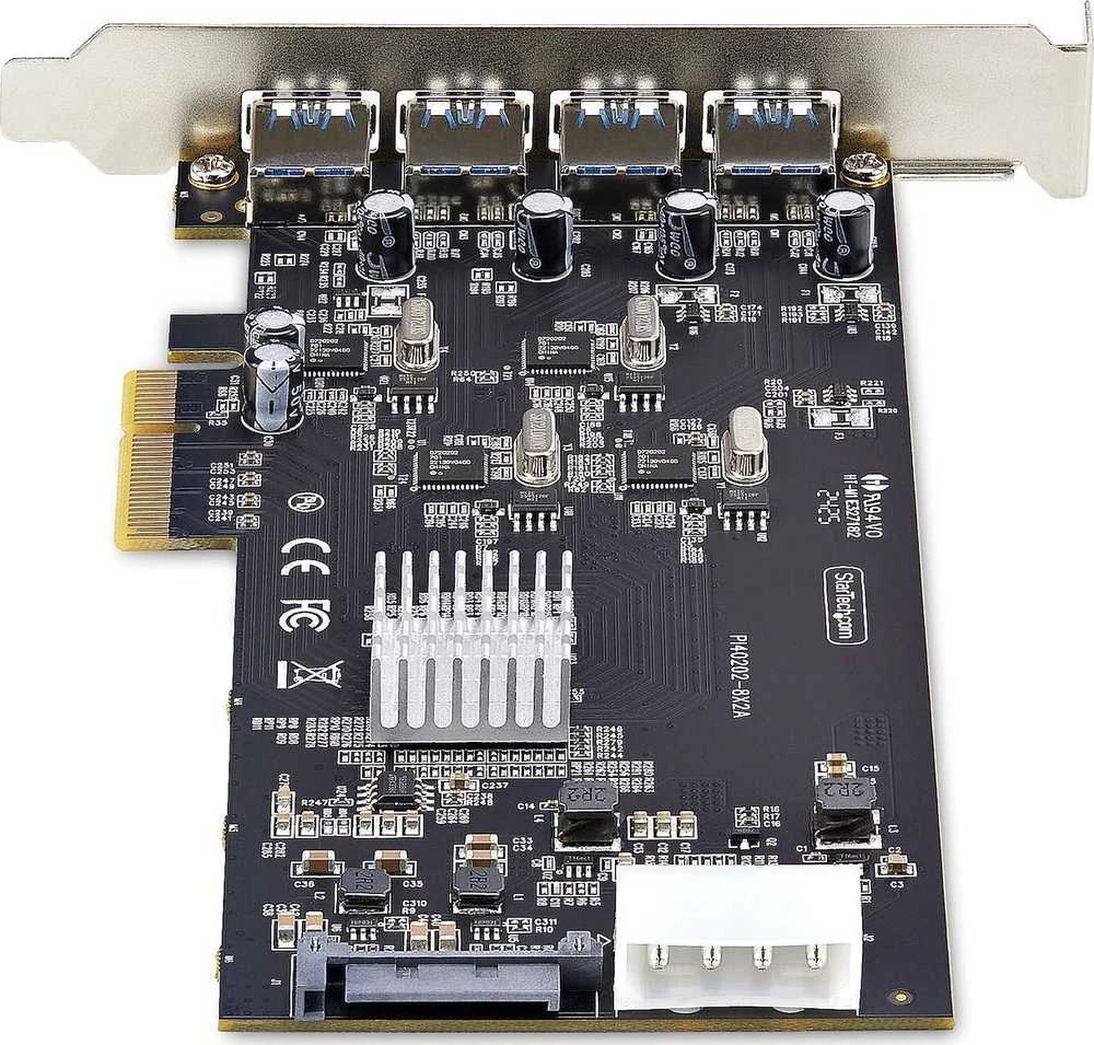 StarTech 4 PORT USB-A PCIE KORTELĖ 5GBPS/.