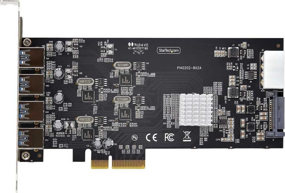 StarTech 4 PORT USB-A PCIE KORTELĖ 5GBPS/.