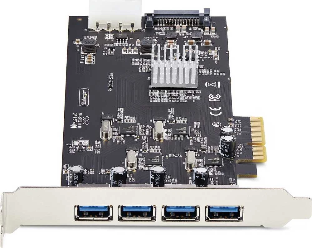 StarTech 4 PORT USB-A PCIE KORTELĖ 5GBPS/.