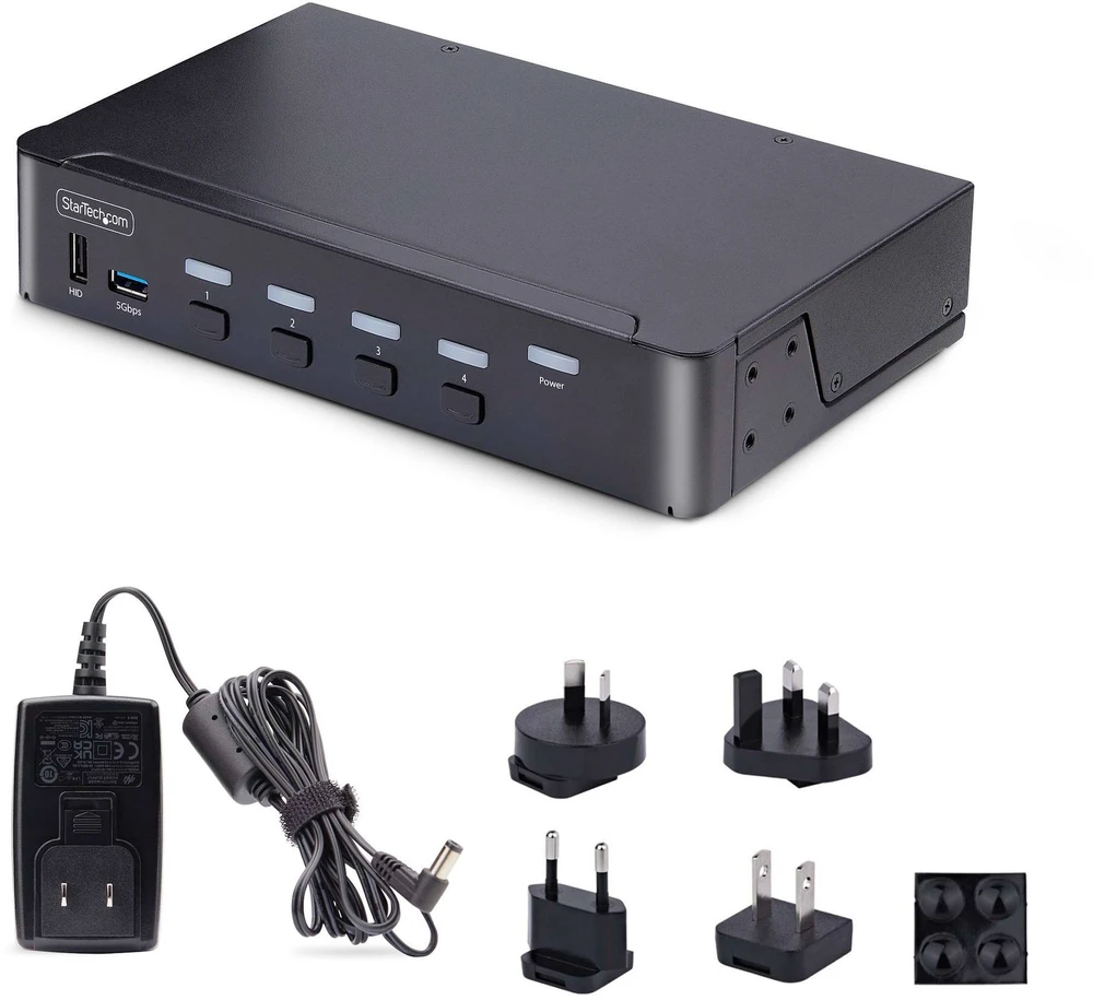 Jungiklis StarTech D86A2-4-PORT-8K-KVM