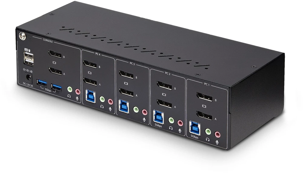 StarTech 4-PORT DUAL-MONITORIUS KVM SWITCH/.