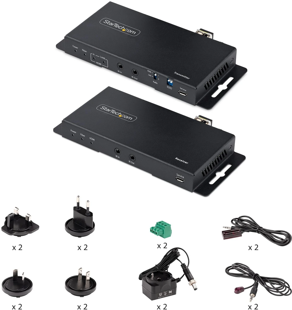 StarTech 4K 60HZ HDMI FIBER EXTENDER/.