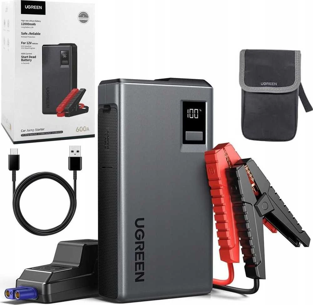 Mobilus energijos šaltinis Ugreen ES702 1000A max 12000mAh (35977)
