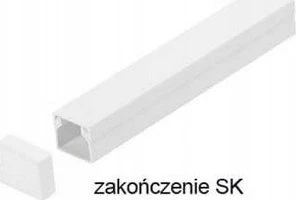 STASIŃSKI SP. Z O.O. Elektros instaliacijos juostelių priedai, baigimas BALTA SK 20x14 (1 vnt.)
