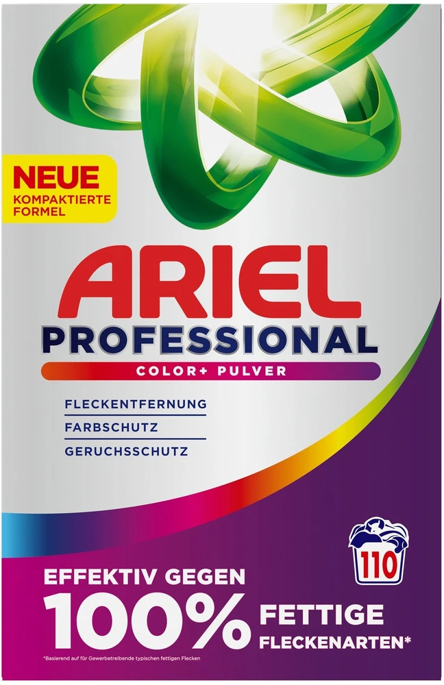 Static Control Skalbimo milteliai ARIEL Professional, Color+, 110 skalb., 6,05 kg.