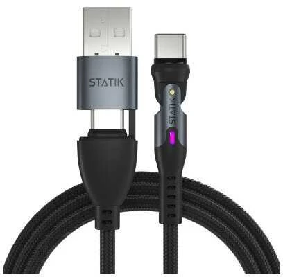 STATIK Statik 360 Pro Cable 2.0 USB-C Only; 1m, Juodas