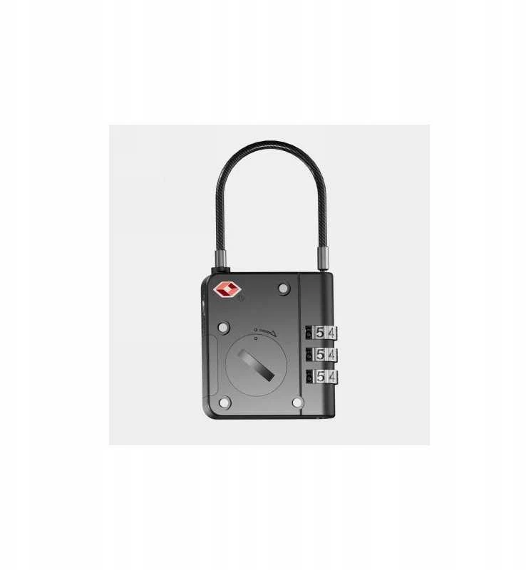KEYSMART išmanioji spyna; TSA patvirtinta „Find My Lock“, Juodas