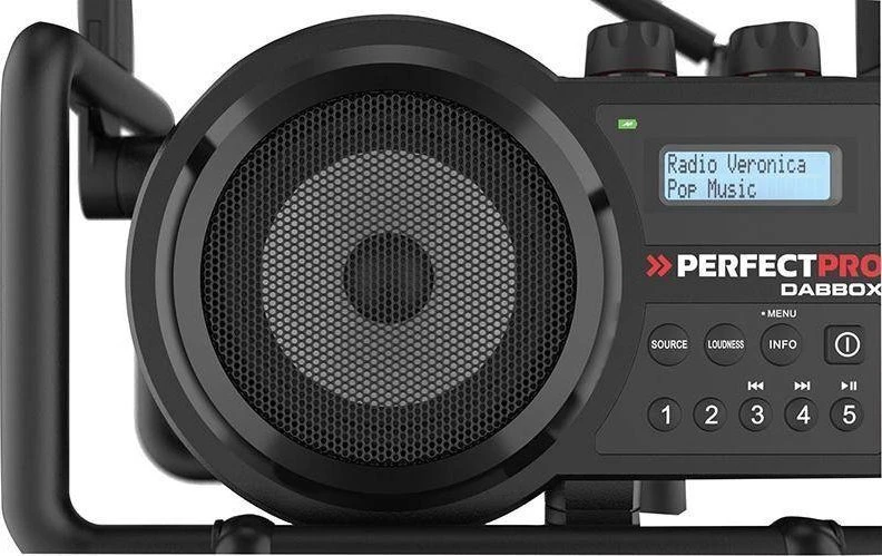 Perfectpro Statybvietės radijas DABBOX statybvietės radijas