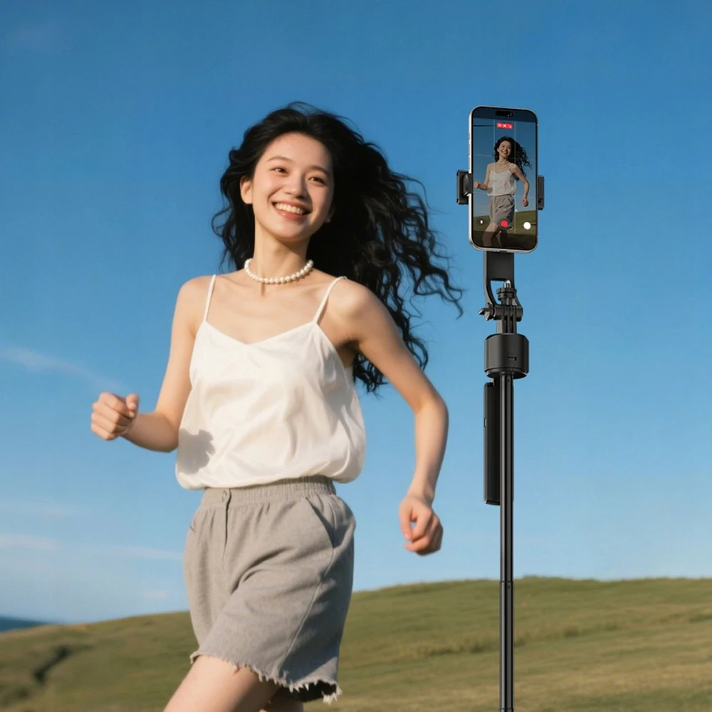 Ulanzi TT23 165 cm išmanusis trikojis su 360° veido sekimu ir Bluetooth nuotolinio valdymo pultu