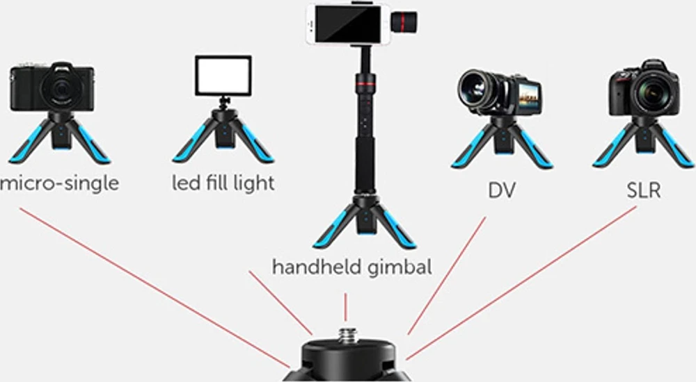 Apexel Mini Tripod trikojo telefono stovas APL-JJ08