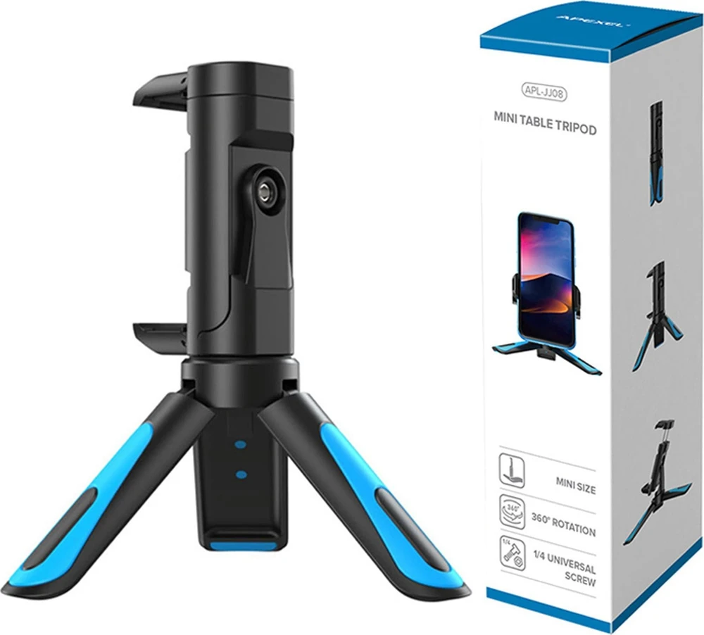 Apexel Mini Tripod trikojo telefono stovas APL-JJ08